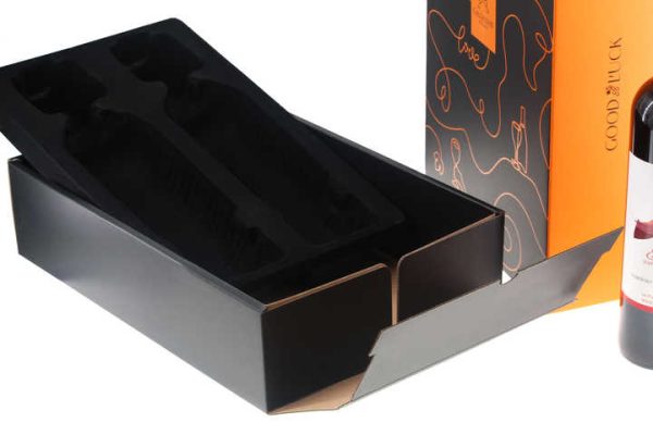 Custom luxury champagne wine alcohol gift box for bottle glass red wine packaging - Image 5