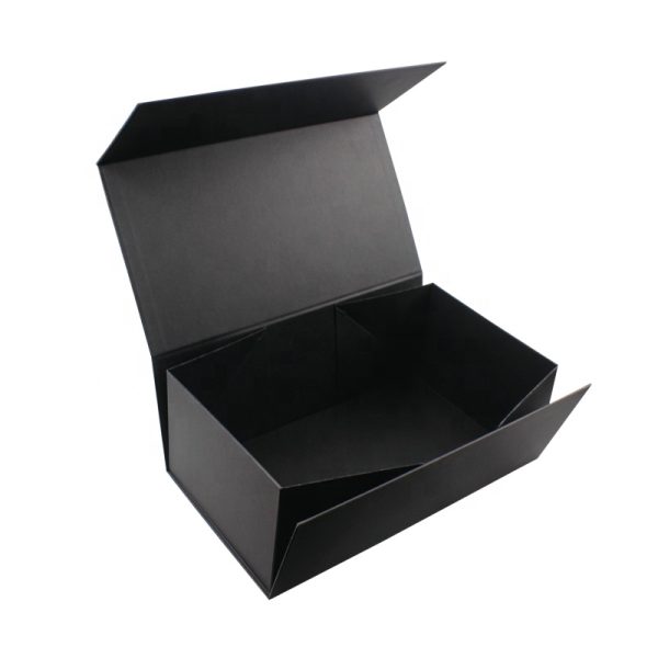 Wholesale custom luxury premium magnetic foldable hard paper cardboard shoe box with logo - Image 2
