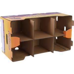 Stackable Reinforced Produce Crate for Fresh Fruits Transport
