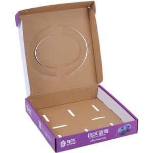 Window Clamshell Paper Produce Boxes | Blackberry & Cranberry Retail Packaging