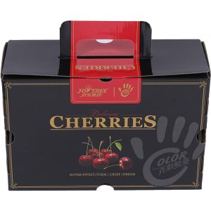 Zero-plastic paper solutions custom packaging box for cherries