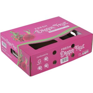 Lightweight packaging design paper box for dragon fruit