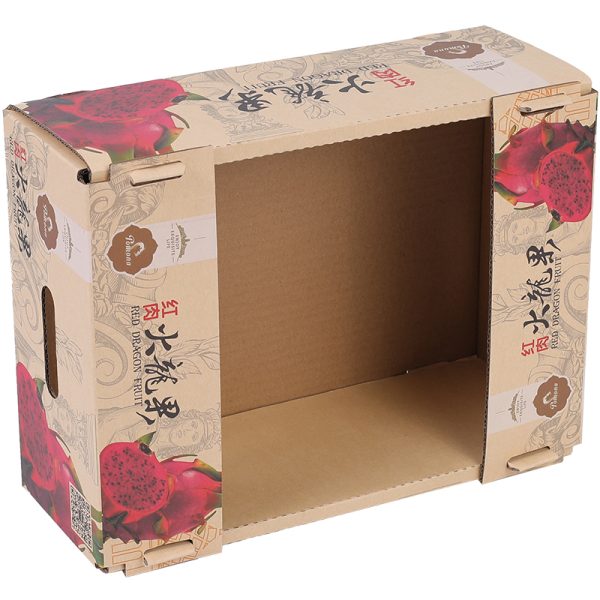 Retail-ready produce packaging carton for dragon fruit display - Image 8
