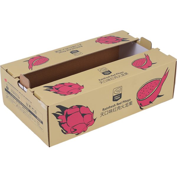Retail-ready produce packaging carton for dragon fruit display - Image 5
