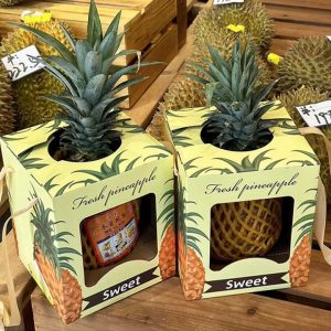 Pineapple Retail Display Boxes | Supermarket Fruit Cardboard Packaging