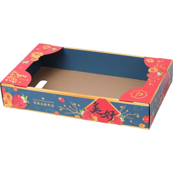 Factory printing rectangle cardboard rigid strawberry fruit packaging boxes - Image 6