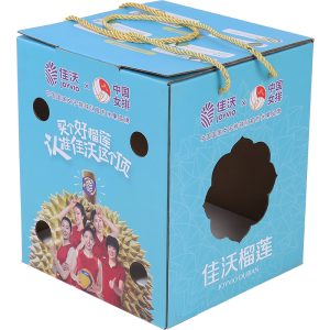 Custom Durian Export Corrugated Boxes | Heavy Duty Shockproof Fruit Crates