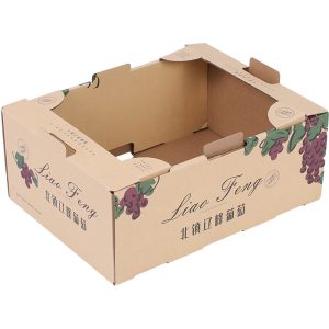Table Grape Corrugated Carton, Reinforced Wholesale Export Grape Shipping Box